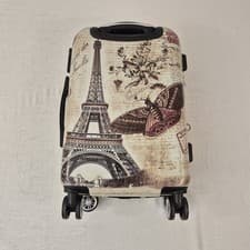 Hard-shell Eiffel Tower Design Carry-on Spinner