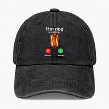 Dog Hat Food Joke Cap Novelty