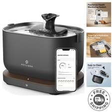 App-connected 2.5l Cat Water Fountain Stainless