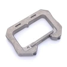 EDC Solid Titanium Alloy Carabiner Survival