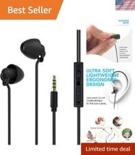 Comfortable Noise-cancelling Sleeping Earbuds: Flexible Silicone