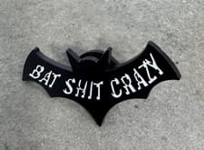 Bat Sh Crazy Enamel Pin -adult