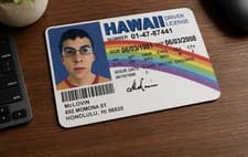 Mclovin Mouse Pad Funny Hawaii ID