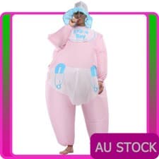 Pink Baby Infant Inflatable Costume Novelty
