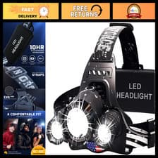 USB Rechargeable LED Headlamp 1080 Lumen