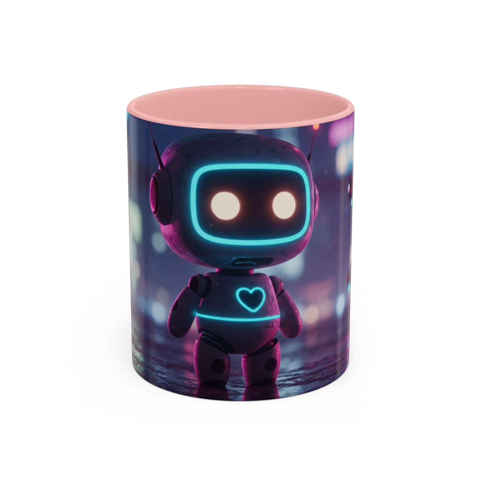Whimsical Robot Coffee Mug, Cute Gift for Tech Lovers, Sci-Fi Decor, Unique