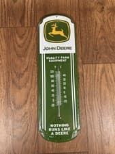John Deere Tractor Retro Thermometer Wall