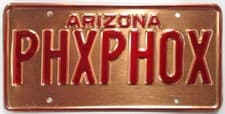 Phoenix Fox Funny Arizona Novelty Vanity