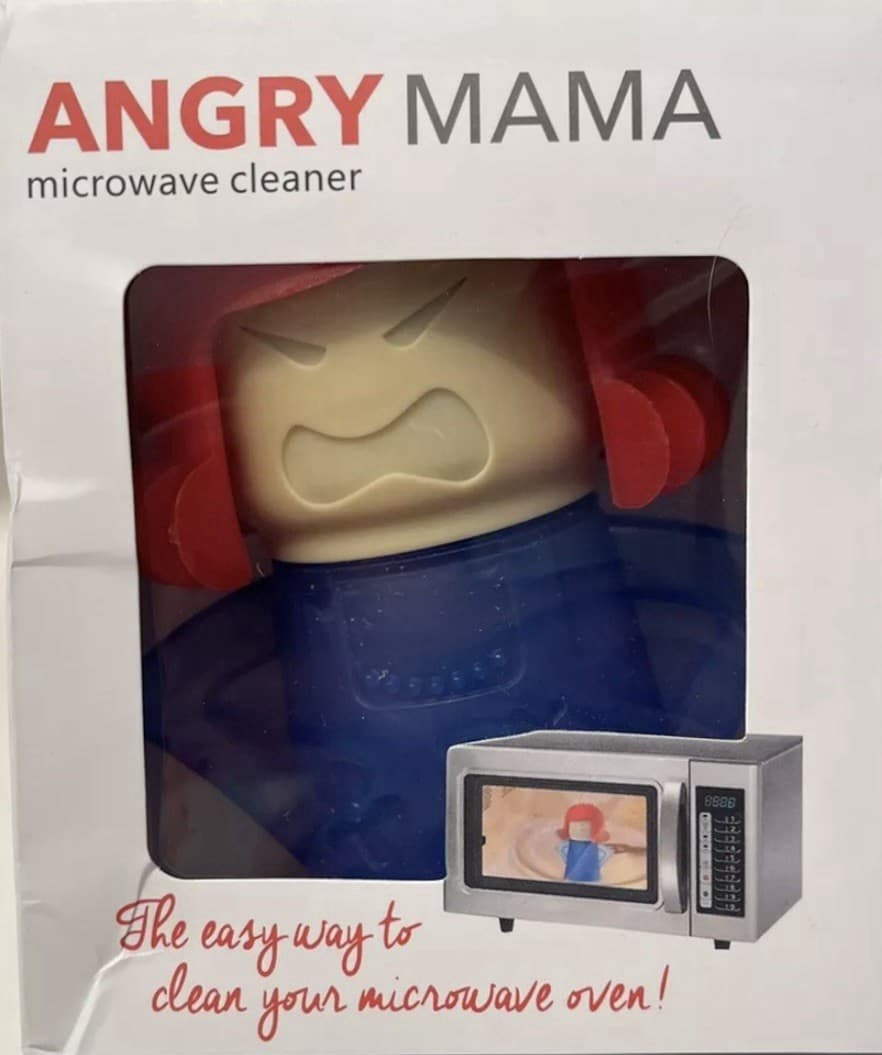New Angry Mama Microwave Fast Steam Useful Newest Cleaner Cleaning Gadget 2015