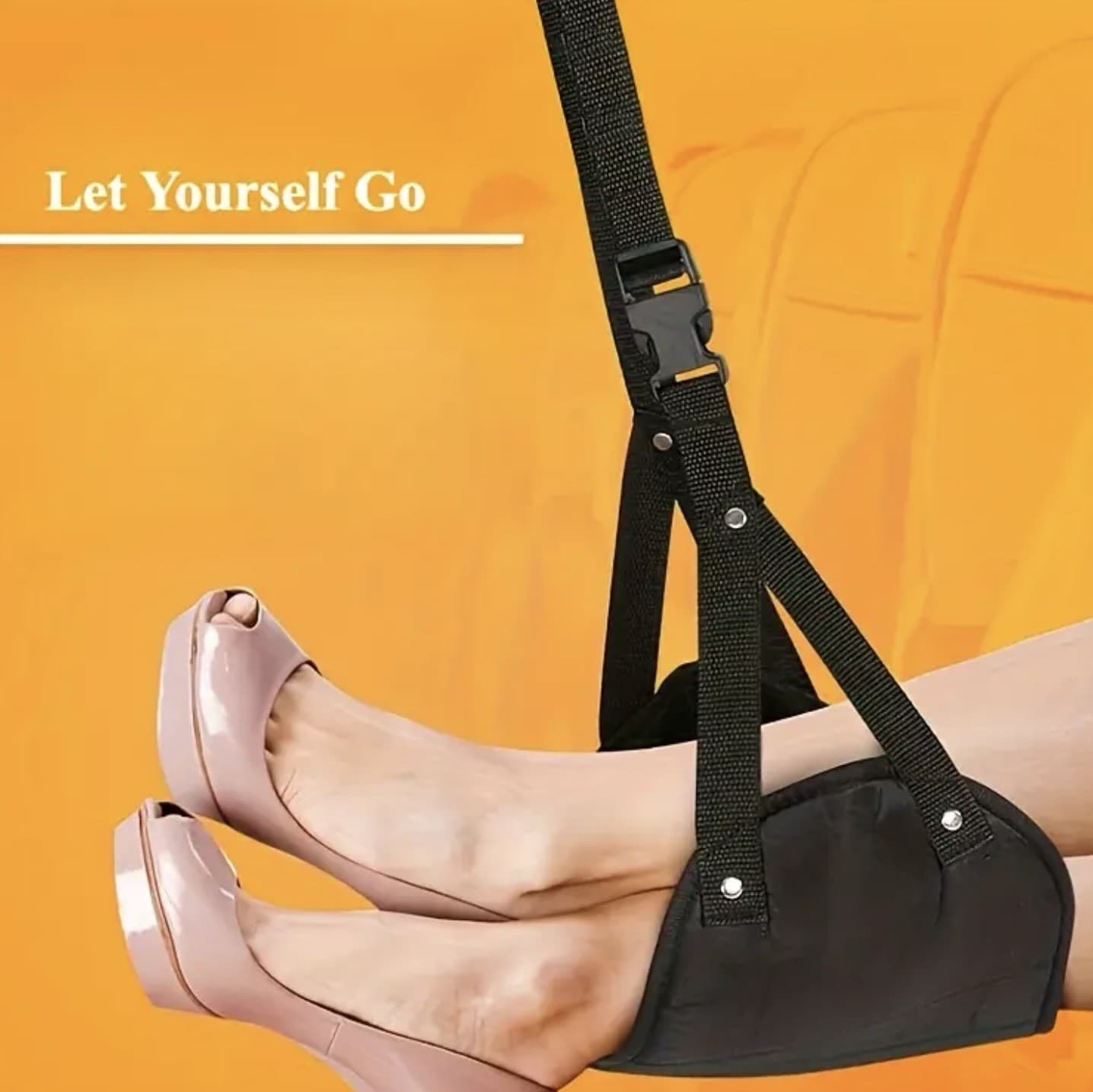 Foot Hammock Adjustable Aircraft Hammock Support Plate Plane Footrest Support