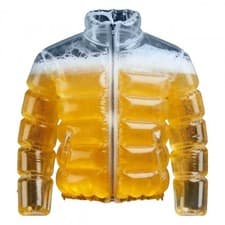 Inflatable Transparent Beer Jacket Funny Pool