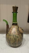 World Map Wine Decanter Ice Chamber