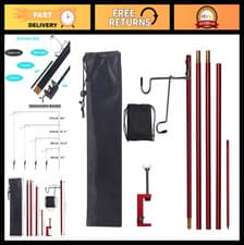 Portable Folding Lantern Stand Pole Collapsible