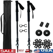 Ultra-light Carbon Fiber Trekking Poles W/