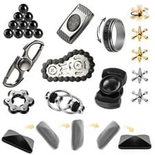 Metal EDC Fidget Toys Set, Quiet