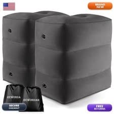 2-pack Rewondah Inflatable Foot Rest Airplane,