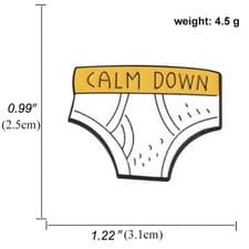 Big Underpants Novelty Underwear Enamel Pin