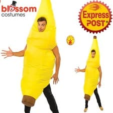 Ca1222 Inflatable Banana Costume Funny Fruit