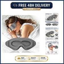 Rivano 3D Contoured Sleep Mask, Zero