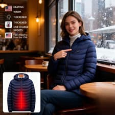 Unisex Winter Heating Coat Areas USB