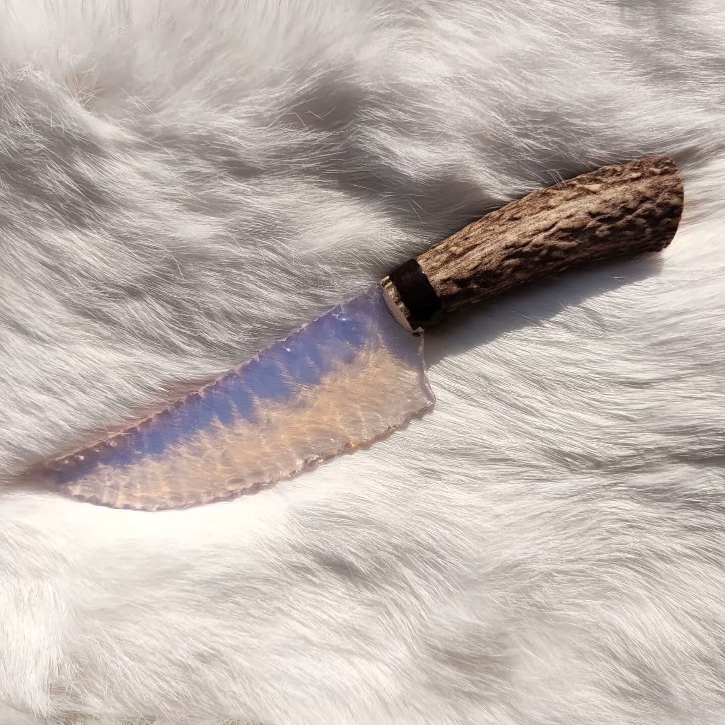 Dragon Stone Collectible Knife Rare Handcrafted Art Premium Gift Unique Artifact