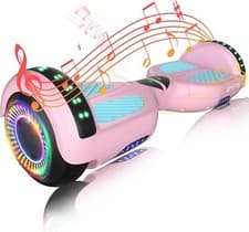 Self-balancing Bluetooth Hoverboard With Colorful LED
