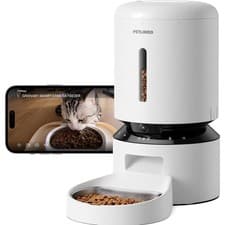 Automatic Pet Feeder: 1080p Camera, Night