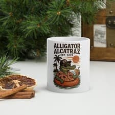 Alligator Alcatraz Mug, Funny Florida Souvenir