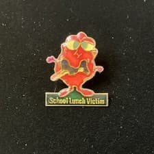 Enamel Germ Guy School Lunch Victim