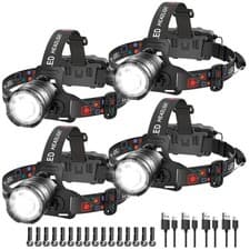 Bright Headlamps For Camping 3000 Lumens