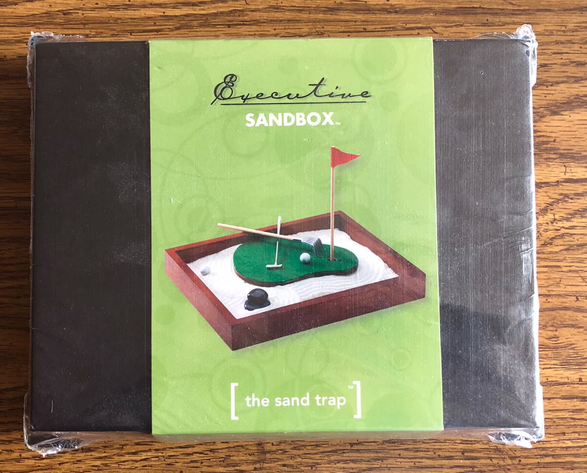 Executive Sandbox - Build Your Own Course Great Office/Desk Piece New!