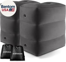 [2-pack] Inflatable Foot Rest Airplane,