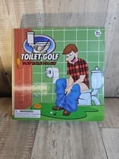 Toilet Golf Gag Gift Set Play