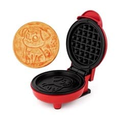 Puppy Personal Waffle Maker Dog-shaped, 4-inch