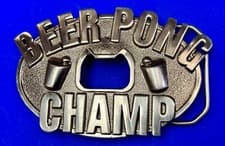 Beer Pong Champ Bottle Opener, Belt