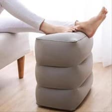 Inflatable Flight Footrest Pillow Adjustable