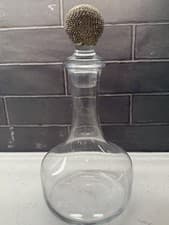 Crystal Ship Decanter Rhinestone Ball Stopper