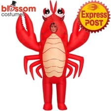 K354 Red Lobster Seafood Adult Inflatable