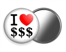 Love Money Heart Funny Joke Quote