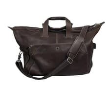 Vtg Cole Haan Brown Leather Duffel