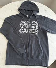 Quote Hoodie Unisex Zip Up
