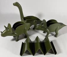 Set Plastic Novelty Dinosaur Triceratops Bronto