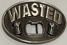 Wasted Beer Bottle Opener Novelty Belt