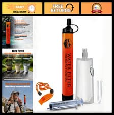 Survival Water Filter Straw Kit