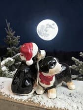 🐓christmas Bernese Dogs Mini Cracker Barrel