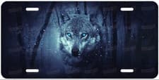 Wolf Blue Eye Animal Artwork Customized