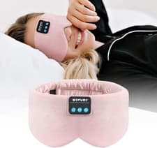 Sleep Mask Bluetooth 5.4 Headphones Soft