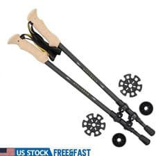 Lightweight Carbon Fiber Aluminum Trekking Poles