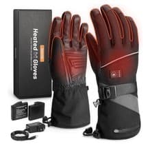 Heated Gloves Large Touchscreen Waterproof Windproof