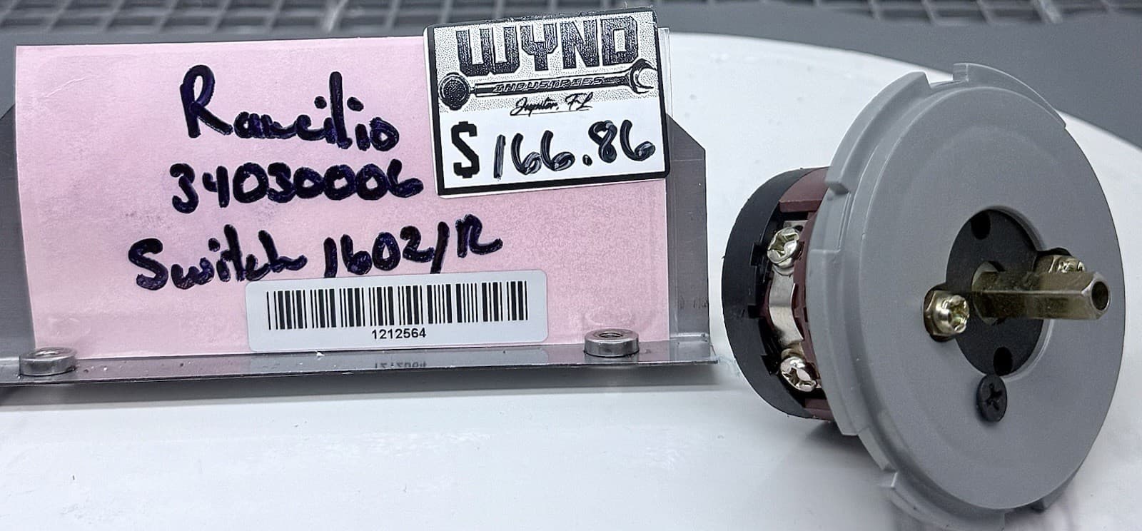 (NEW) Rancilio Group Switch Part # 34030006